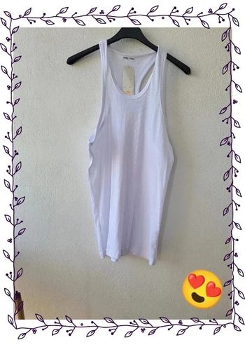 Débardeur blanc uni