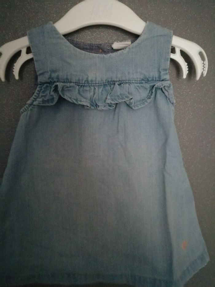 Robe en jean souple 6 mois - photo numéro 4