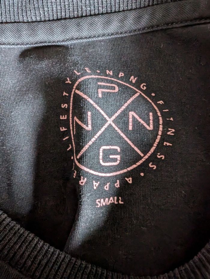 T shirt noir NPNG homme taille S - photo numéro 4