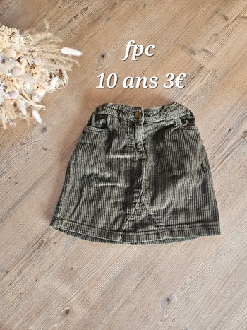 Jupe velours fpc