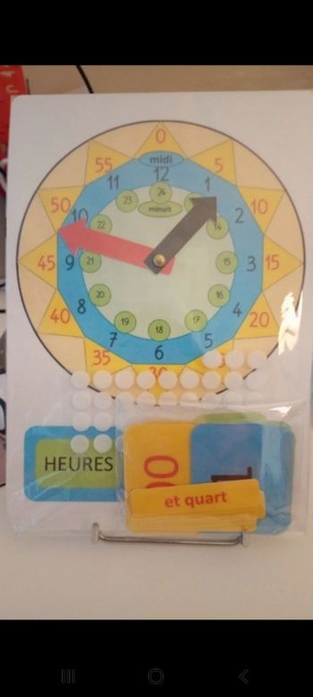 Horloge "jeu de l'heure"