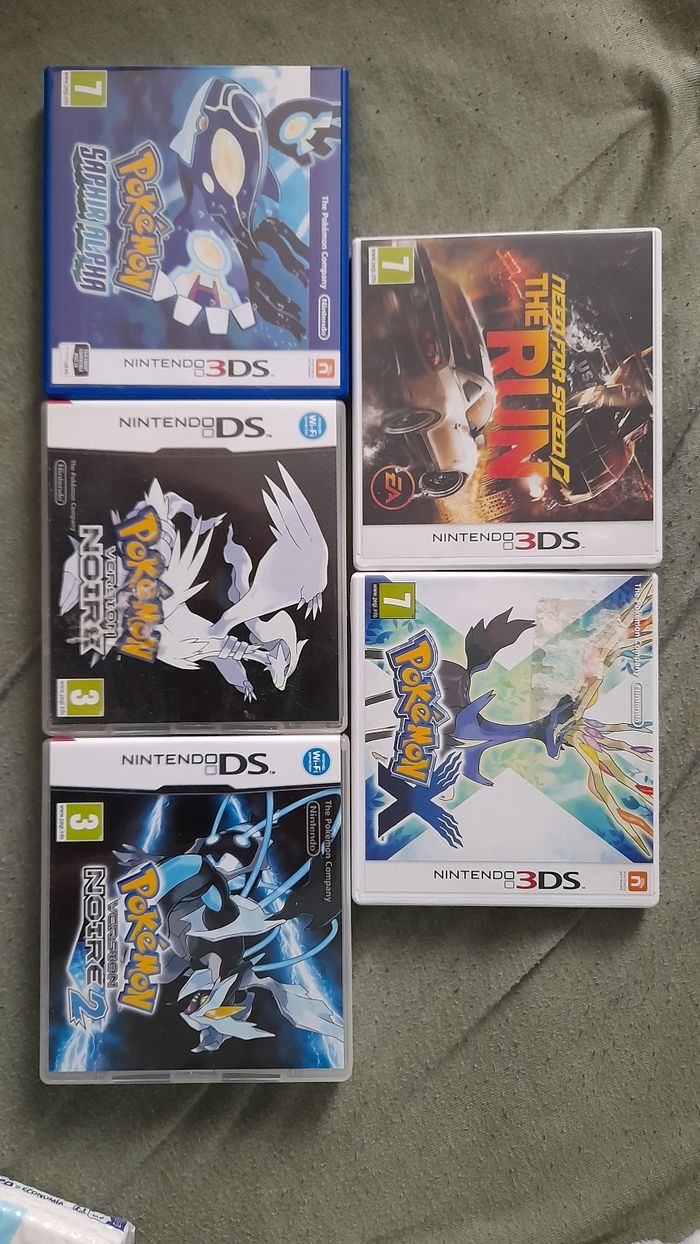 Lot Jeux Nintendo 3ds et ds.