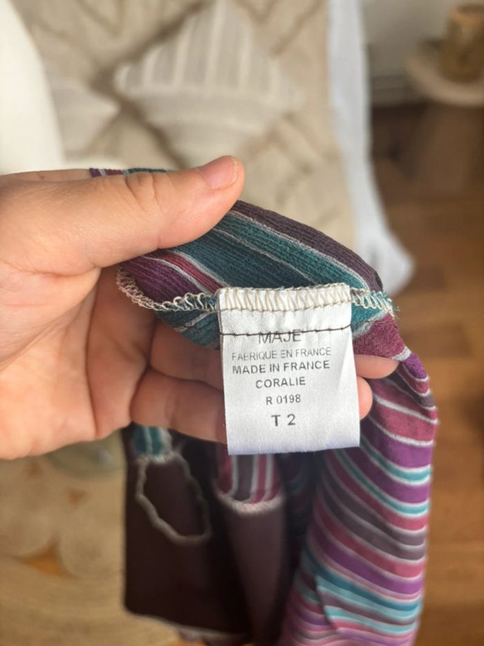 Robe en soie Maje T2 - photo numéro 8