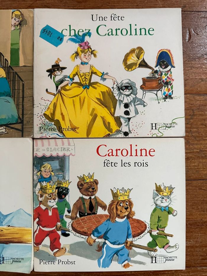 Lot de 4 livres anciens vintage Caroline Pierre Probst Hachette Jeunesse Pouf Noiraud - photo numéro 2