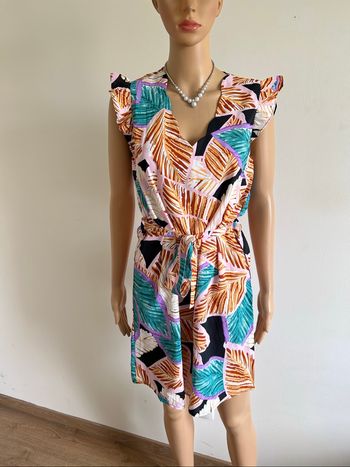 Robe imprimée neuve sans manches Ikoone & Bianka taille S/M