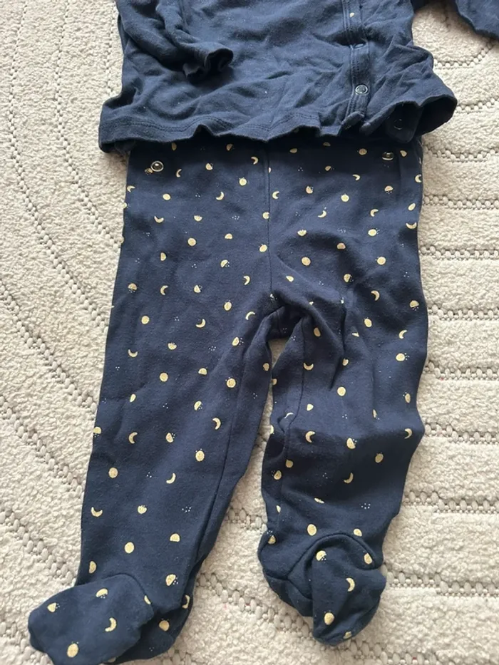 Pyjama 2 pièces bleu - photo numéro 3