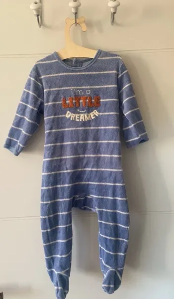 Pyjama rayé une pièce