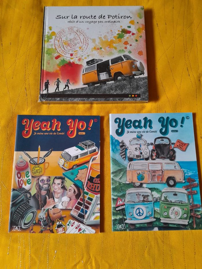 Lot de 3 livres : Sur la route de Potiron : Récit d'un voyage en Combi pas ordinaire - photo numéro 3