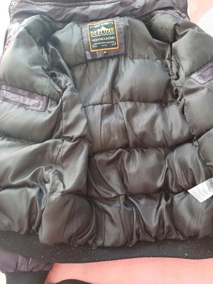 Joli Blouson motif militaire gris et noir - photo numéro 8