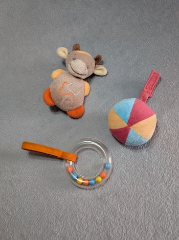 Lot de 3 Hochets attachable