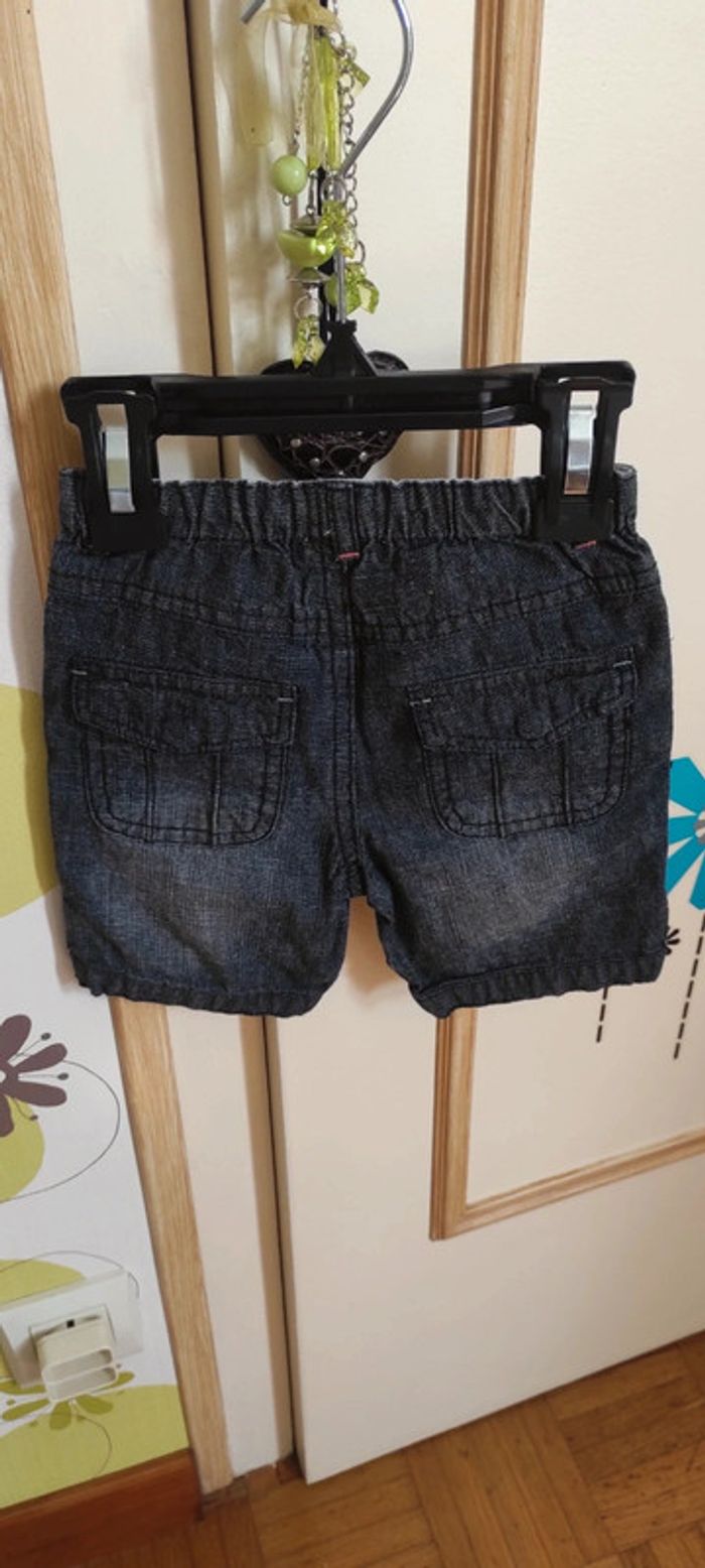 Short jeans taille élastique - photo numéro 2