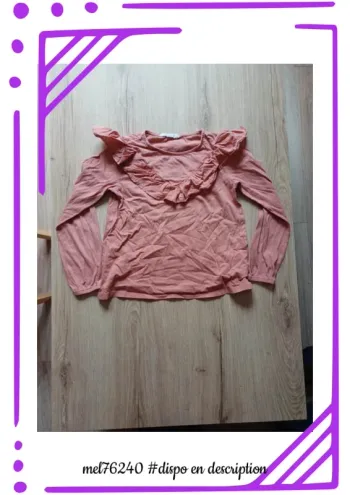 T-shirt avec volants