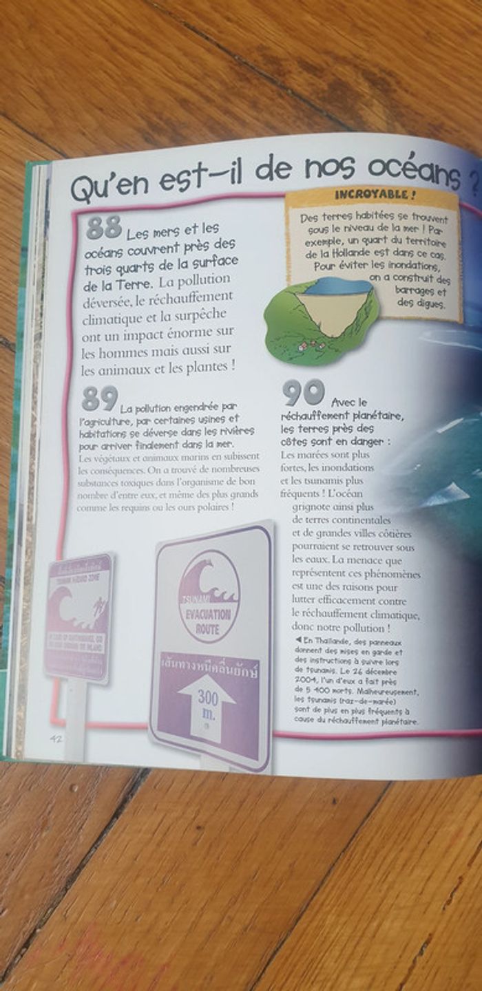 Livre sauvons la terre. Le sais tu? Edition piccolia - photo numéro 8