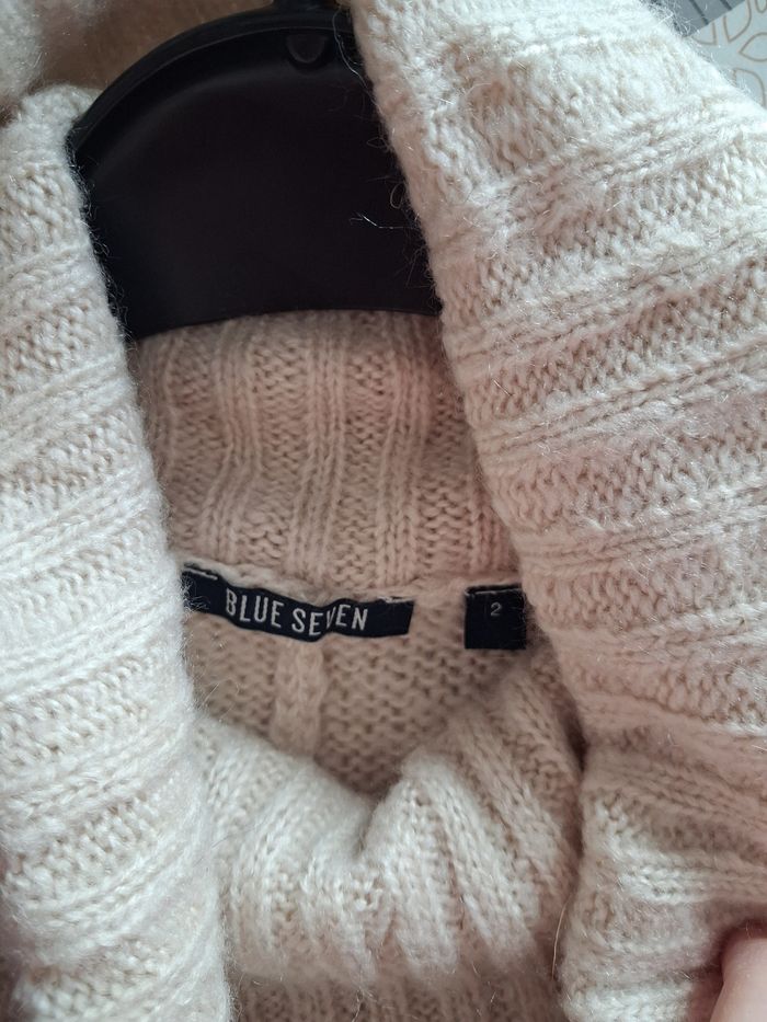 Poncho femme Blue Seven M laine creme - photo numéro 3