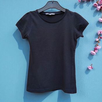 T-shirt fille 8 ans Vinyl Fraise noir comme neuf