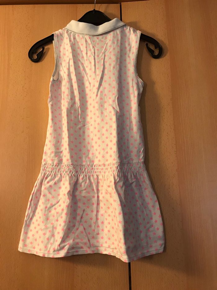 Robe blanche et rose. - photo numéro 2