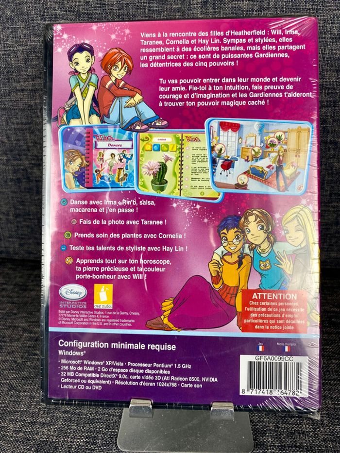 Disney W.i.t.c.h. Witch Jeu PC 2008 NЕUF sous blister / sealed - photo numéro 2