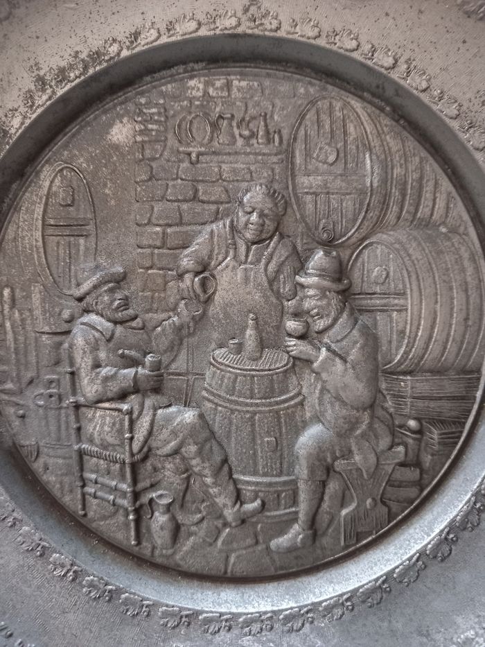 Assiette étain - photo numéro 2