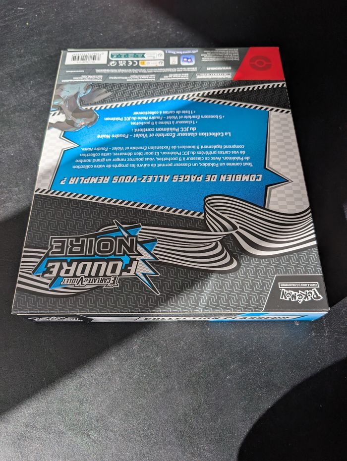 Pokémon coffret collection classeur foudre noire EV10.5 - photo numéro 4