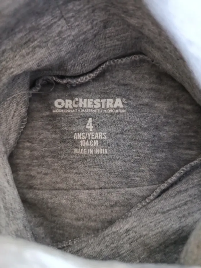 Tee shirt manche longue, 4 ans, Orchestra - photo numéro 3