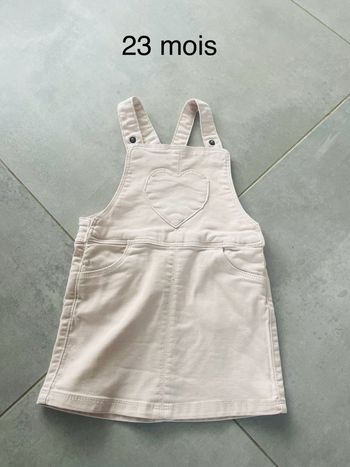 Robe tape à l’œil 23 mois rose pâle