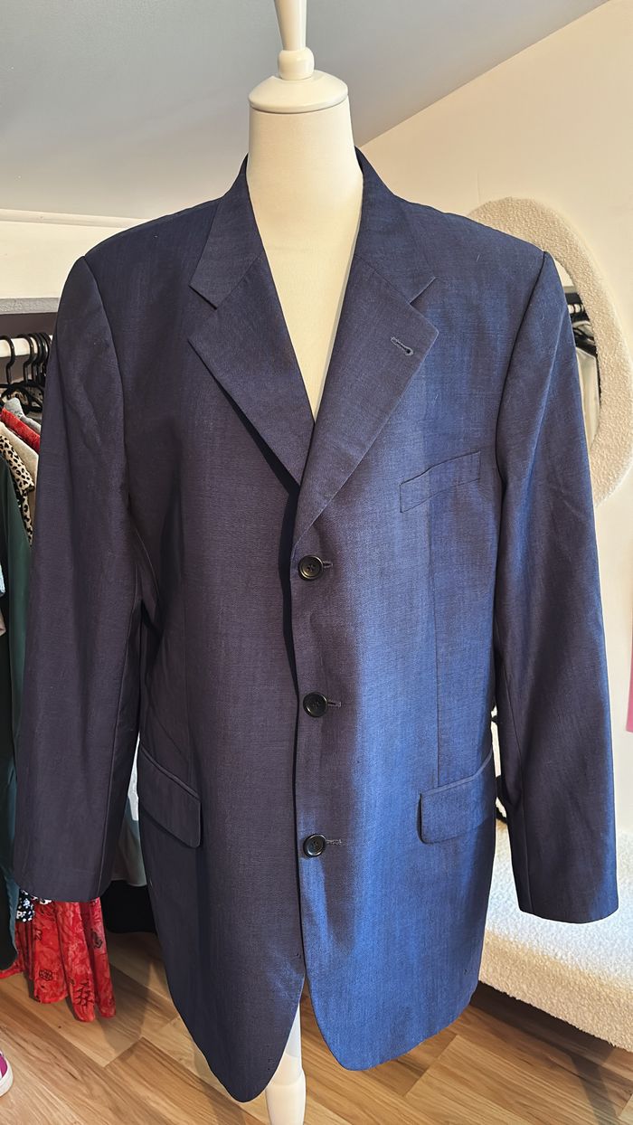 Veste de costume homme bleu Kenzo T58