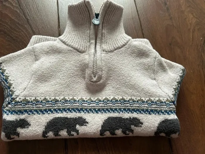 Pull à col montant zippé garcon à motifs ours Sergent Major 4ans - photo numéro 10
