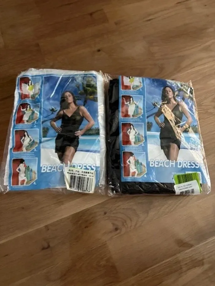 lot de 2 pareo robe de plage