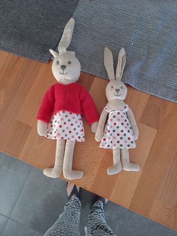 Petits lapins 🐰 en tissu.