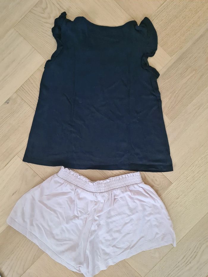 Short et t-shirt 10 / 12 ans H&M - photo numéro 2