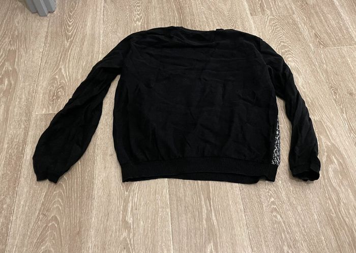 Pull femme noir et blanc taille M - photo numéro 3