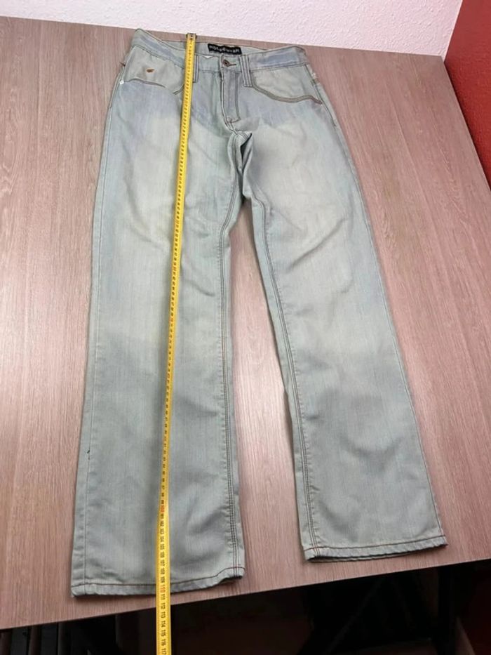 Jean Baggy Hip-Hop Y2K Rocawear Brodé Brooklyn - Taille 32 (Équivalent 42) - photo numéro 7