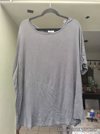 Top fluide gris anthracite - Janina (Taille 52)