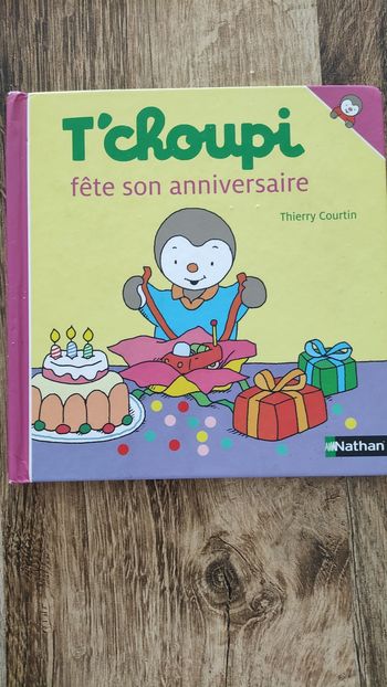 Livre T'choupi fête son anniversaire