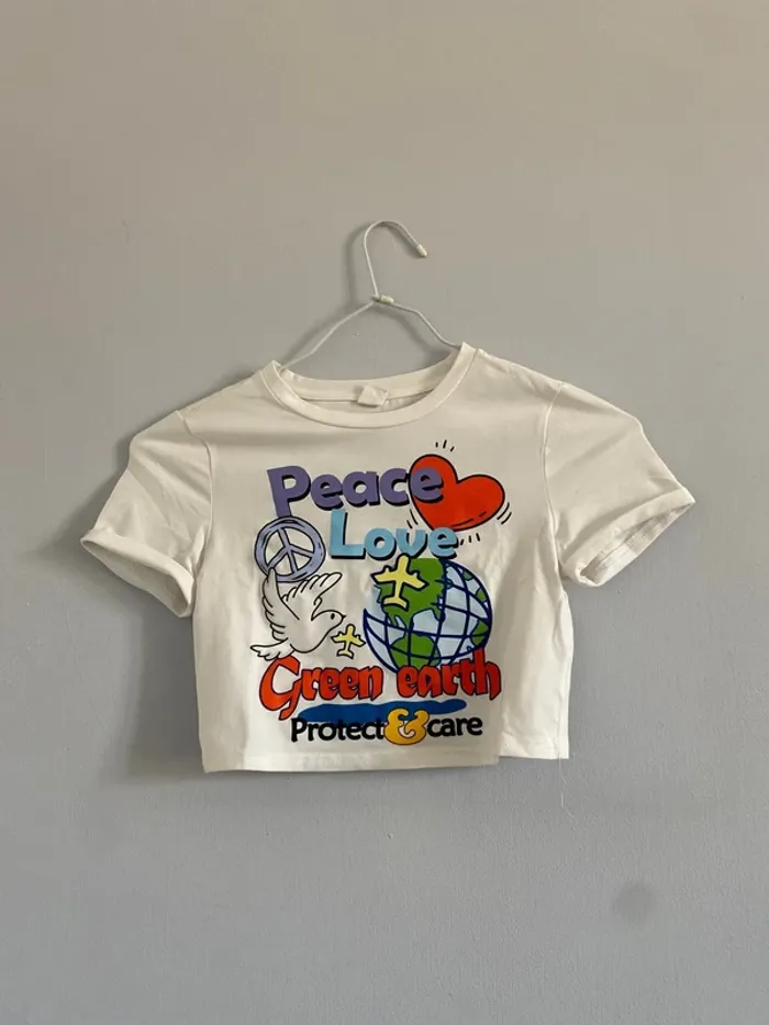 T shirt manches courtes à motifs