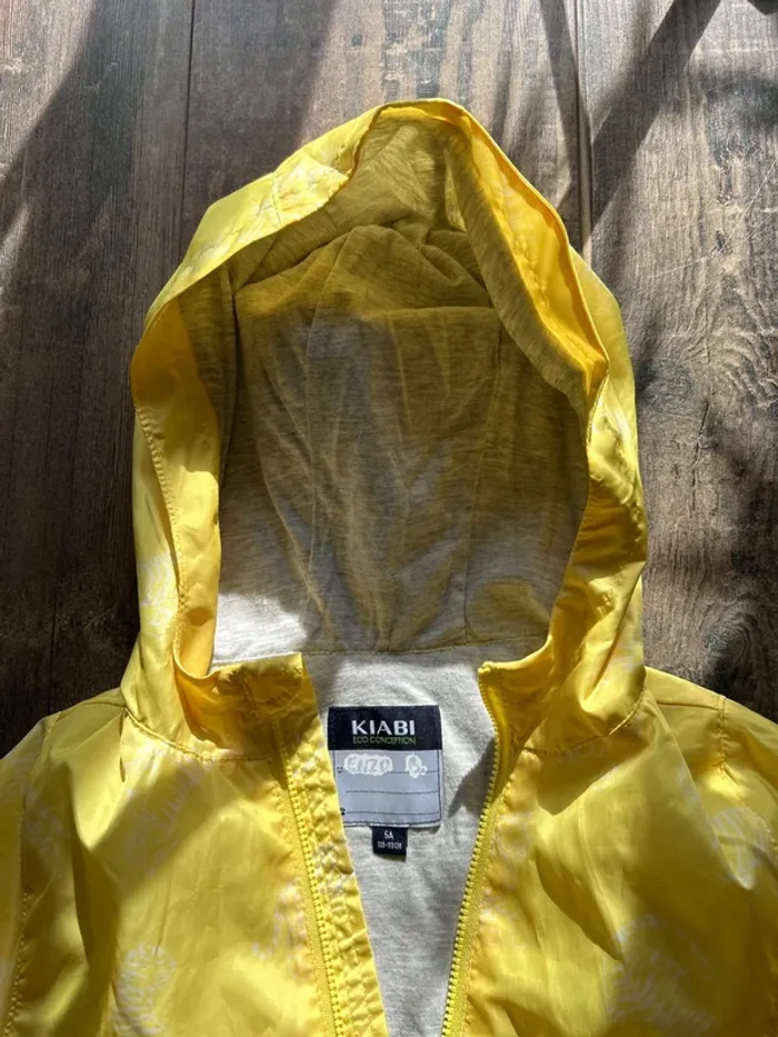 Veste jaune coupe vent - photo numéro 4