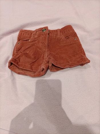 Short velour très peu porté