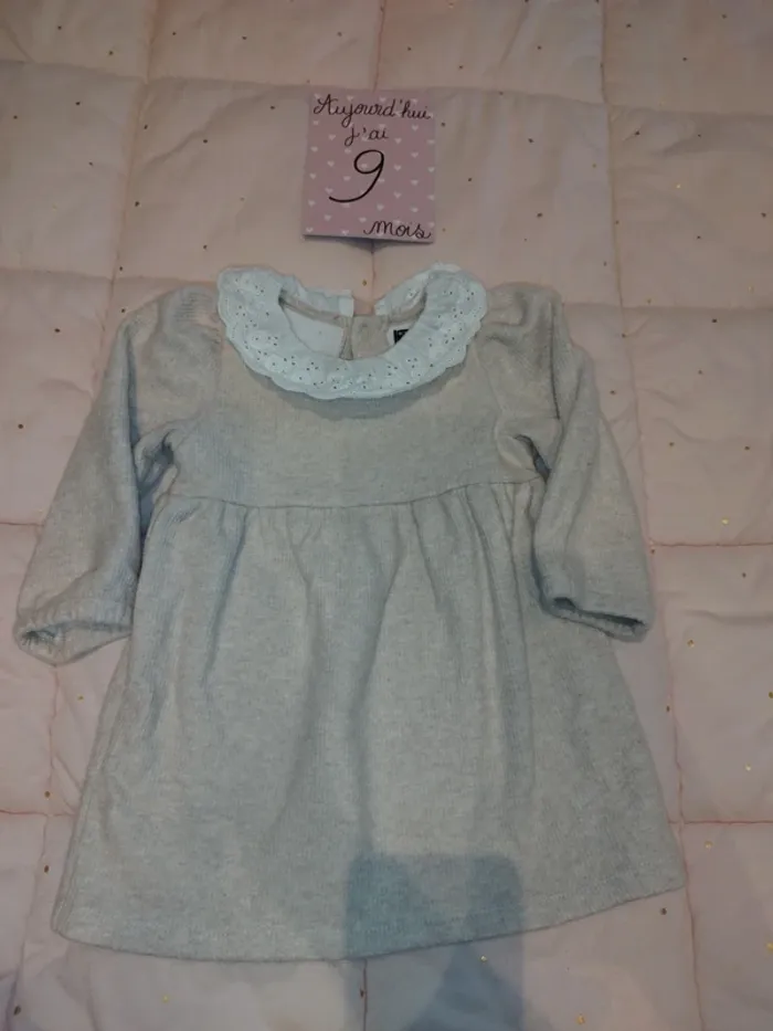 Robe col claudine