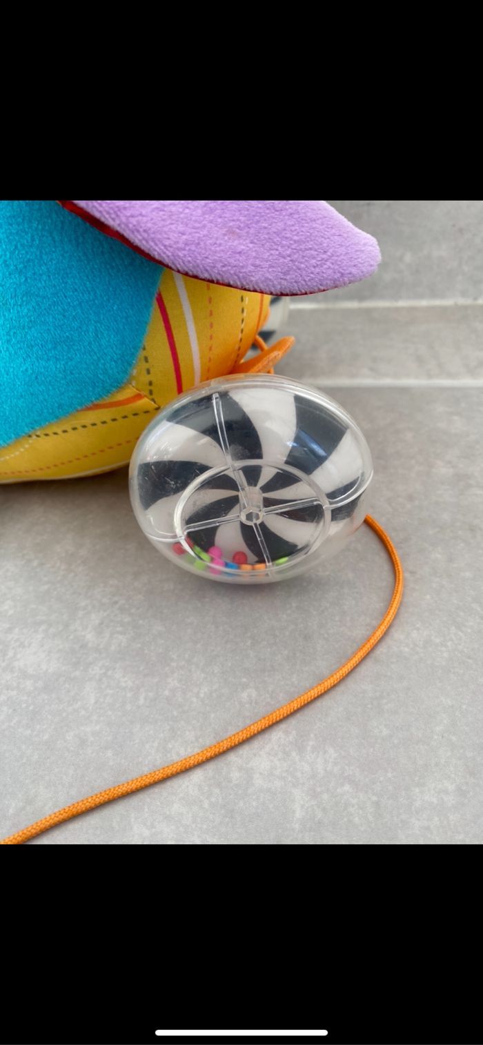 Peluche Pingouin sur roulettes à tirer - photo numéro 7