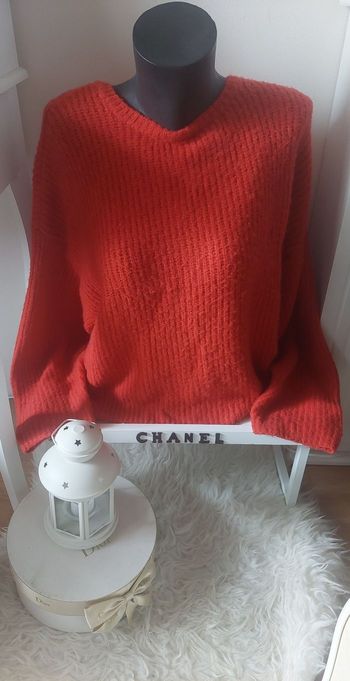 Pull rouge loose Primark T38 BE 🔴