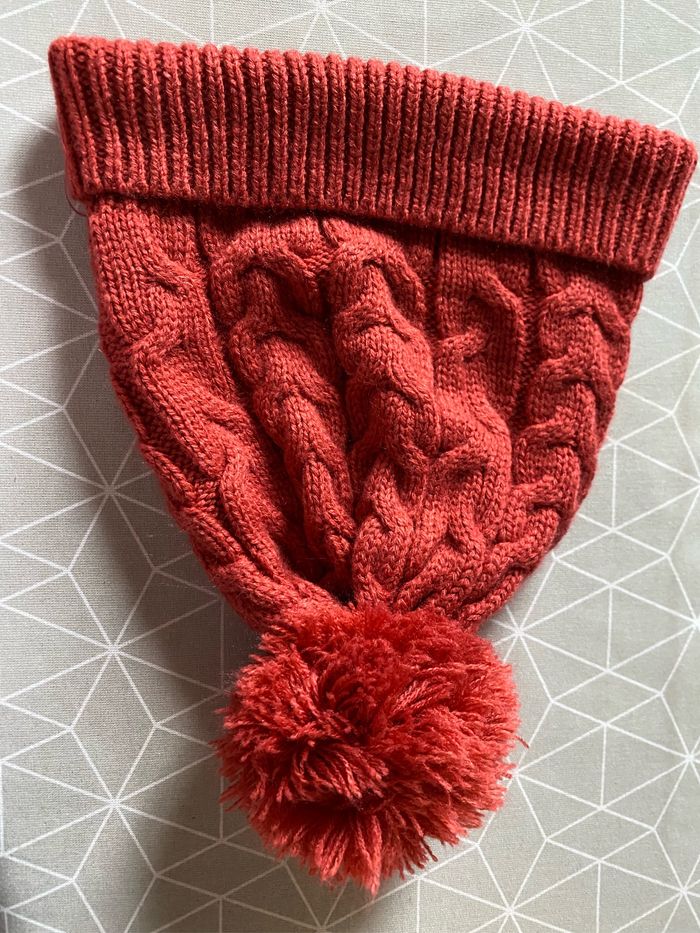 Bonnet pompon brique taille unique Active touch - photo numéro 10