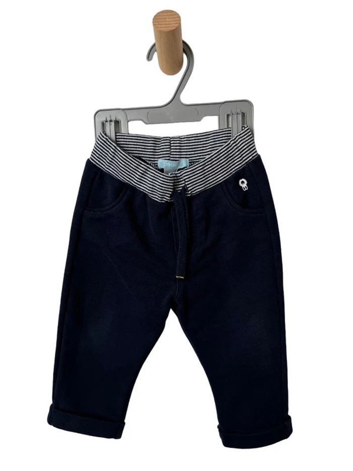 Jogpant bleu marine - Obaïbi 9 mois (71cm) - photo numéro 2