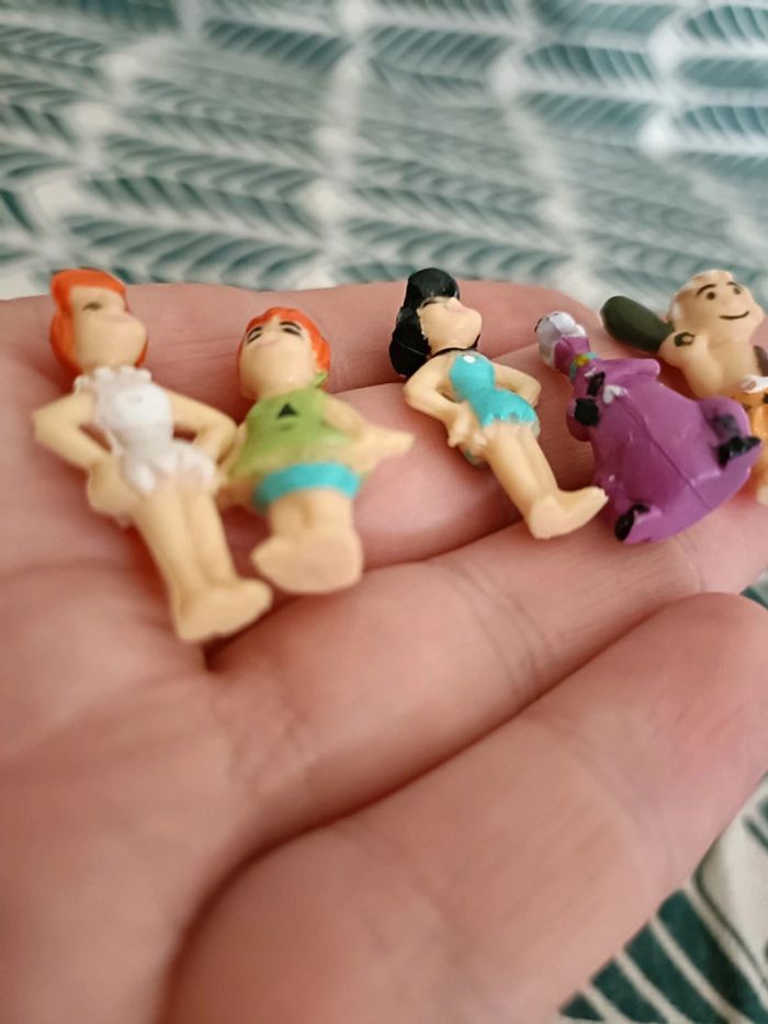 Lot de figurines style Polly pocket Pierrafeu - photo numéro 3