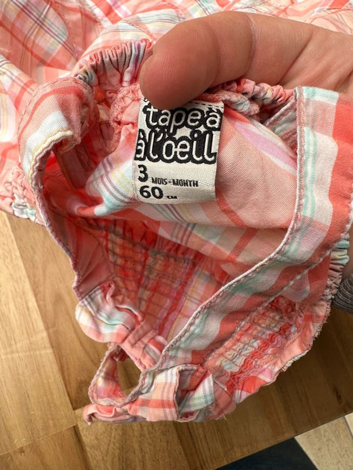 Robe Vichy abricot - photo numéro 3