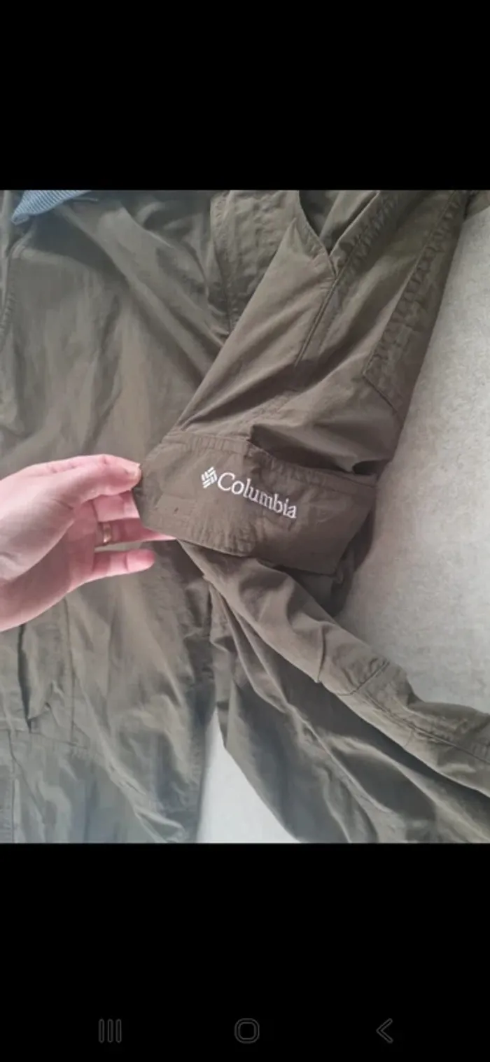 Short /pantacourt  cargo kaki Colombia vintage xxl - photo numéro 3