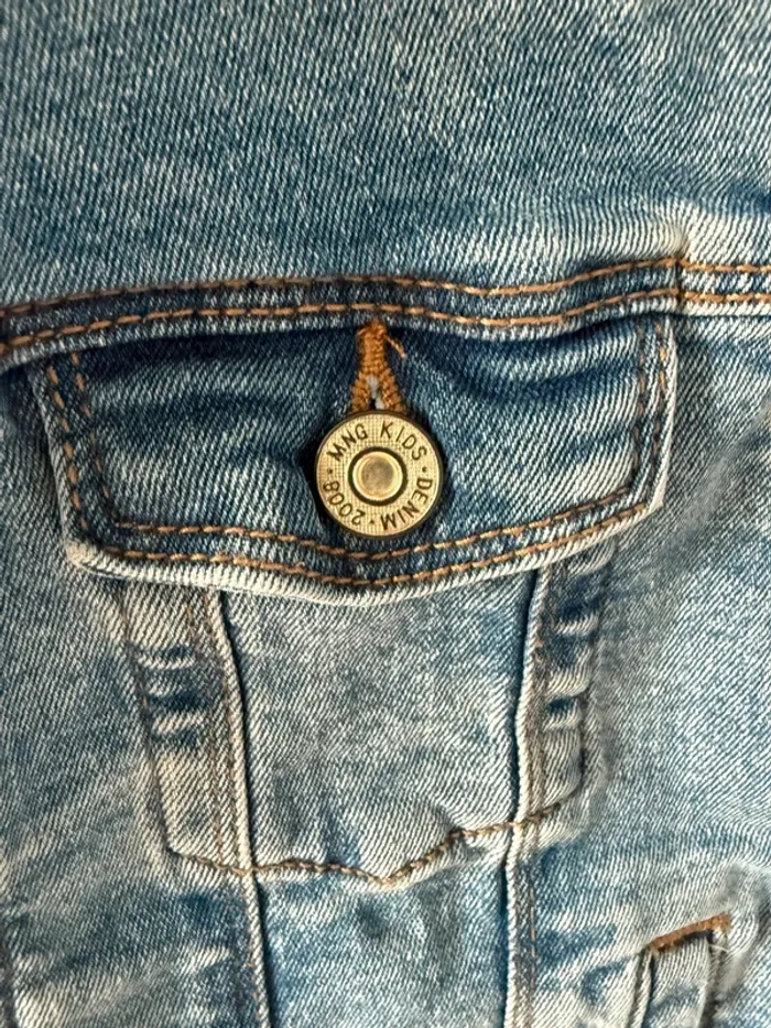 Veste en jean mango 7 ans - photo numéro 4