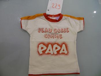 t-shirt 6 mois manche court