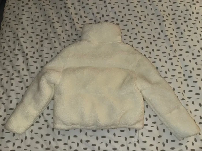 Manteau pilou blanc - photo numéro 2