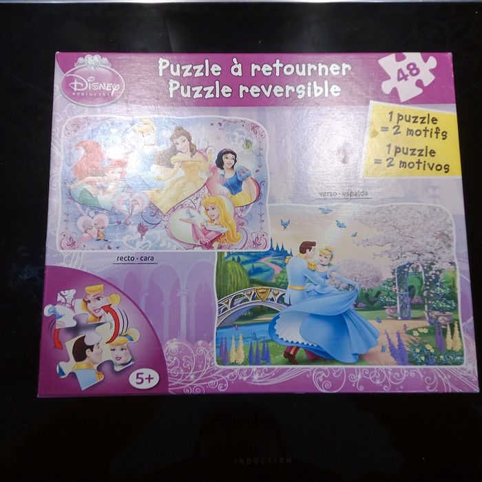 Puzzle réversible/à retourner Disney Princesse