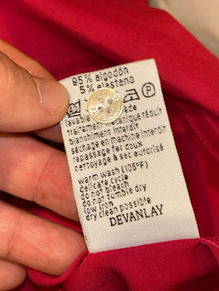 Chemisette #Lacoste#Devanlay#taille 38/40 - photo numéro 5